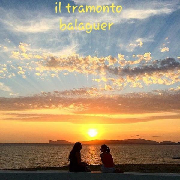 Il Tramonto Balaguer Lägenhet Alghero Exteriör bild